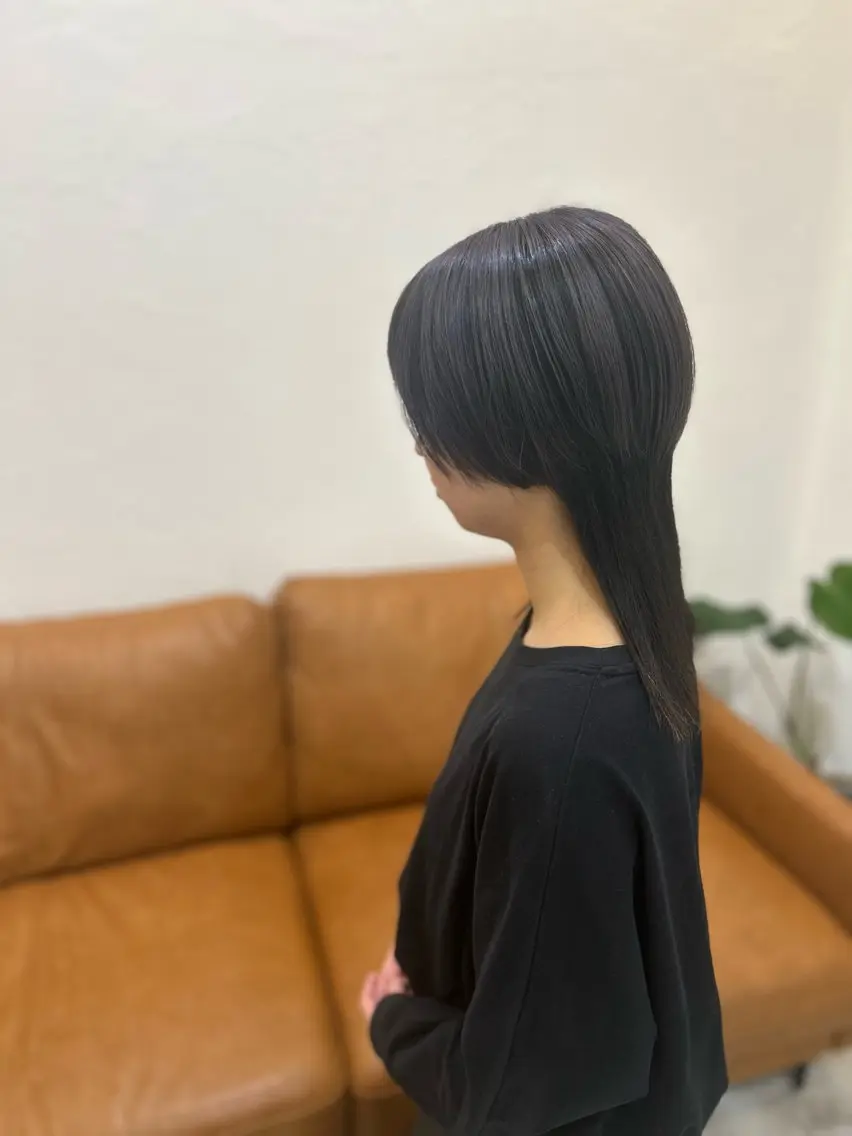 セミロング カラー 堀 大輔のヘアスタイル