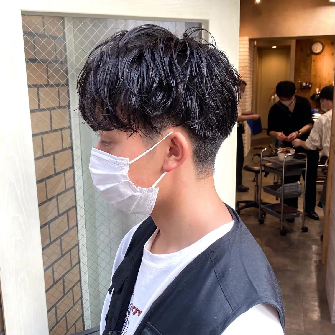 ショート メンズ カット パーマ 【Remii】 山﨑健太のヘアスタイル