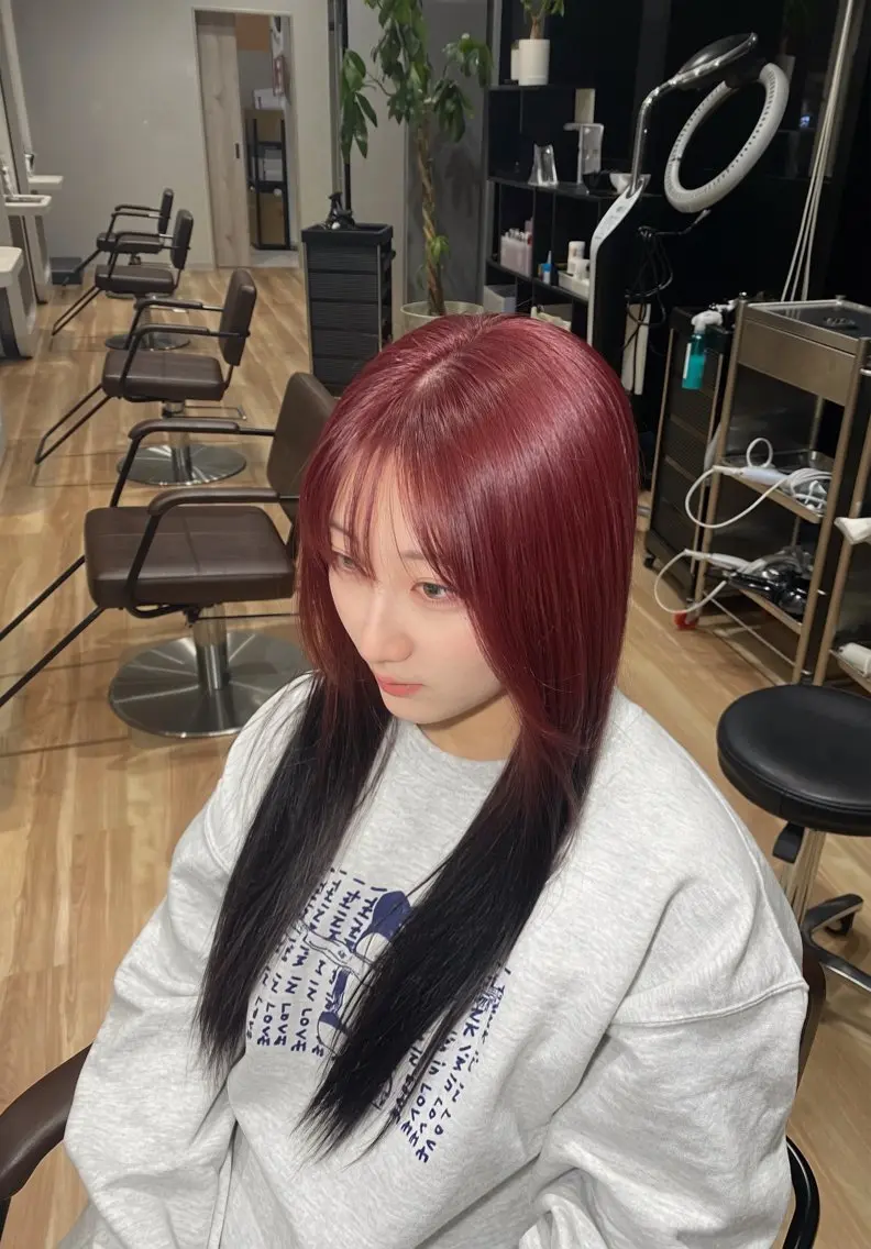 ロング カラー ヘアカラー 上品なダブルカラー✨ 藤江 広人のヘアスタイル