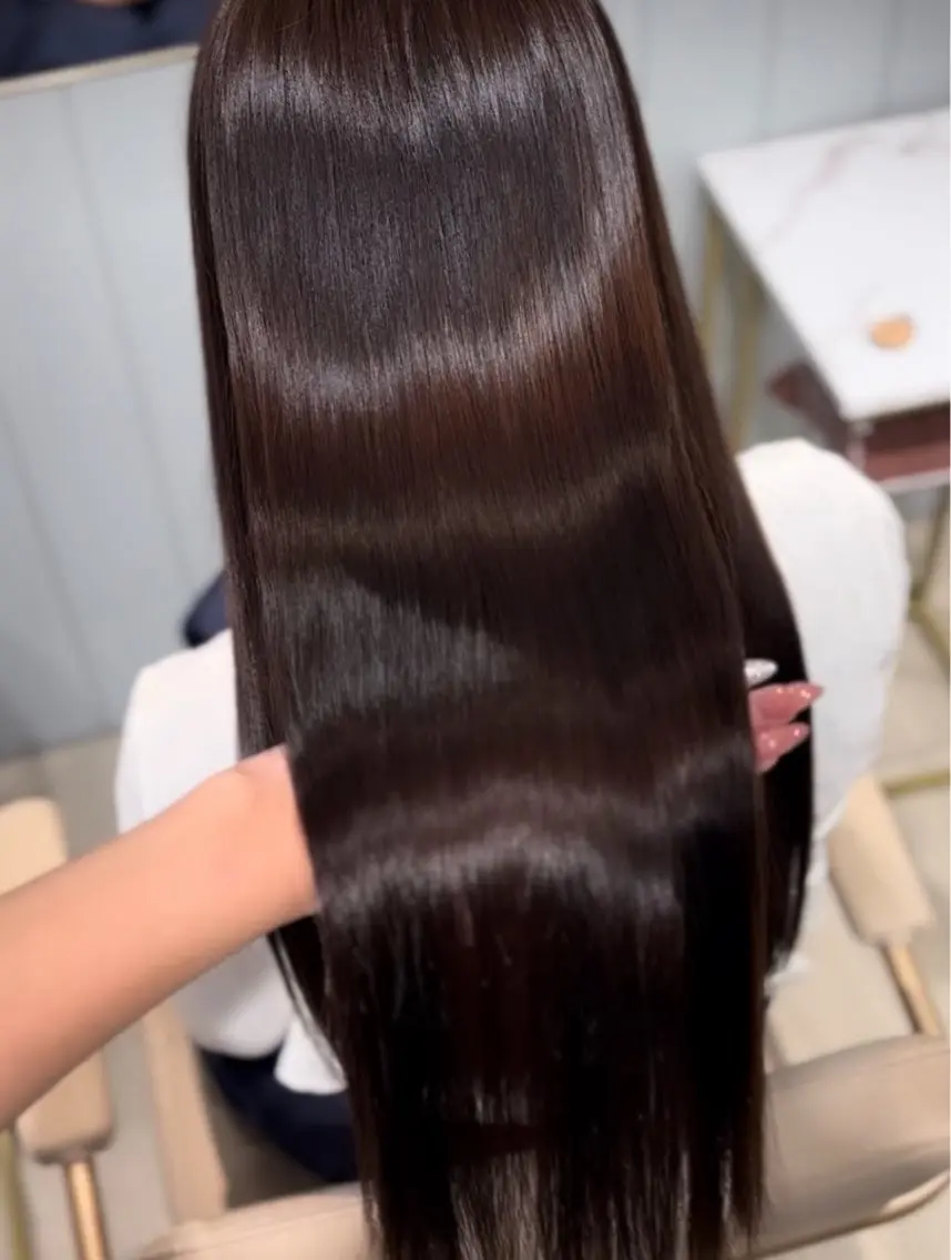 ロング 縮毛矯正 美髪縮毛矯正 髪質改善/ayaのヘアスタイル
