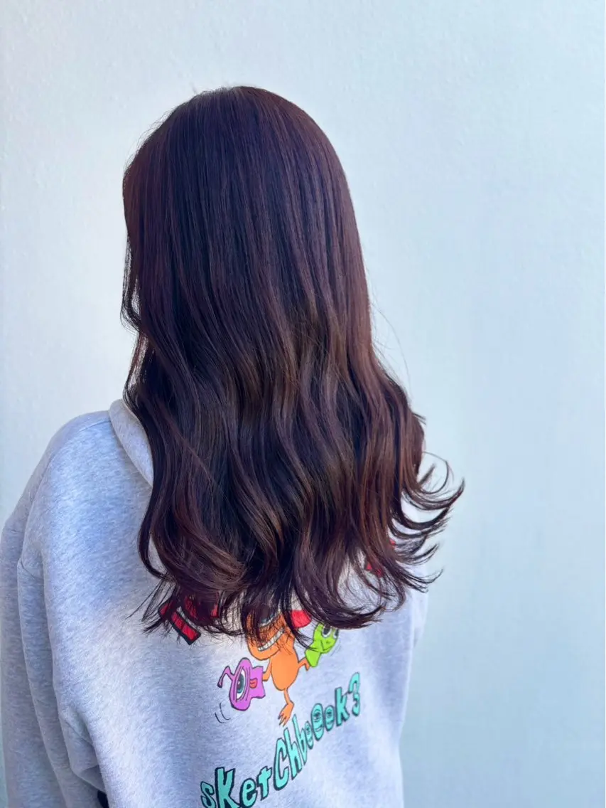 ロング カラー ヘアカラー パライソ南公園店小嶋 さつきのヘアスタイル