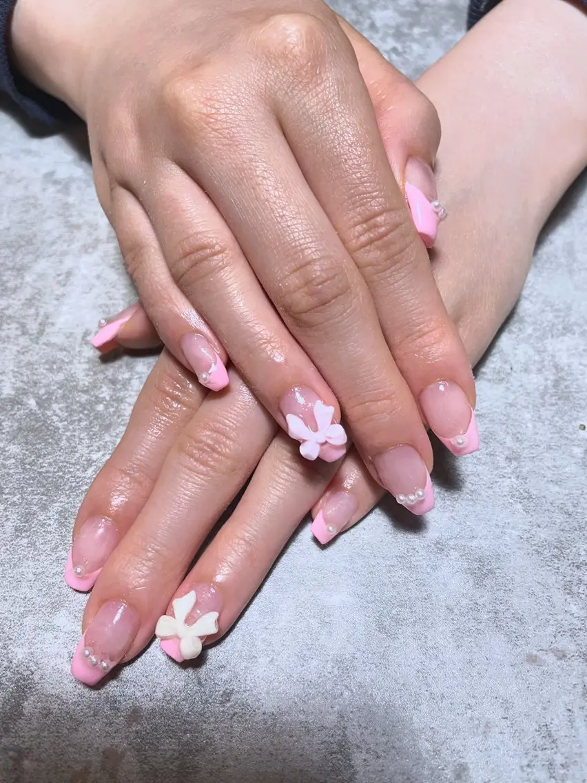 ⭐50％オフ◎限定3名⭐持ち込みデザイン🎀☆10本デザインアートコース【オフ込み】💖の写真