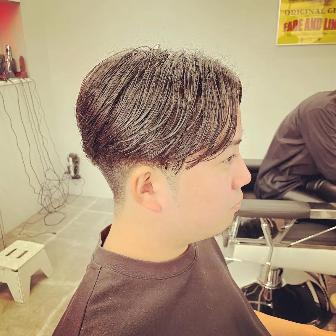 メンズ ツーブロック 刈り上げ カット 💈FADE &LINE安達のヘアスタイル