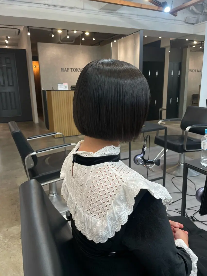 ショート ボブ 韓国風ヘア 小顔カット ✨美髪専門✨ワタナベ 髪質改善のヘアスタイル