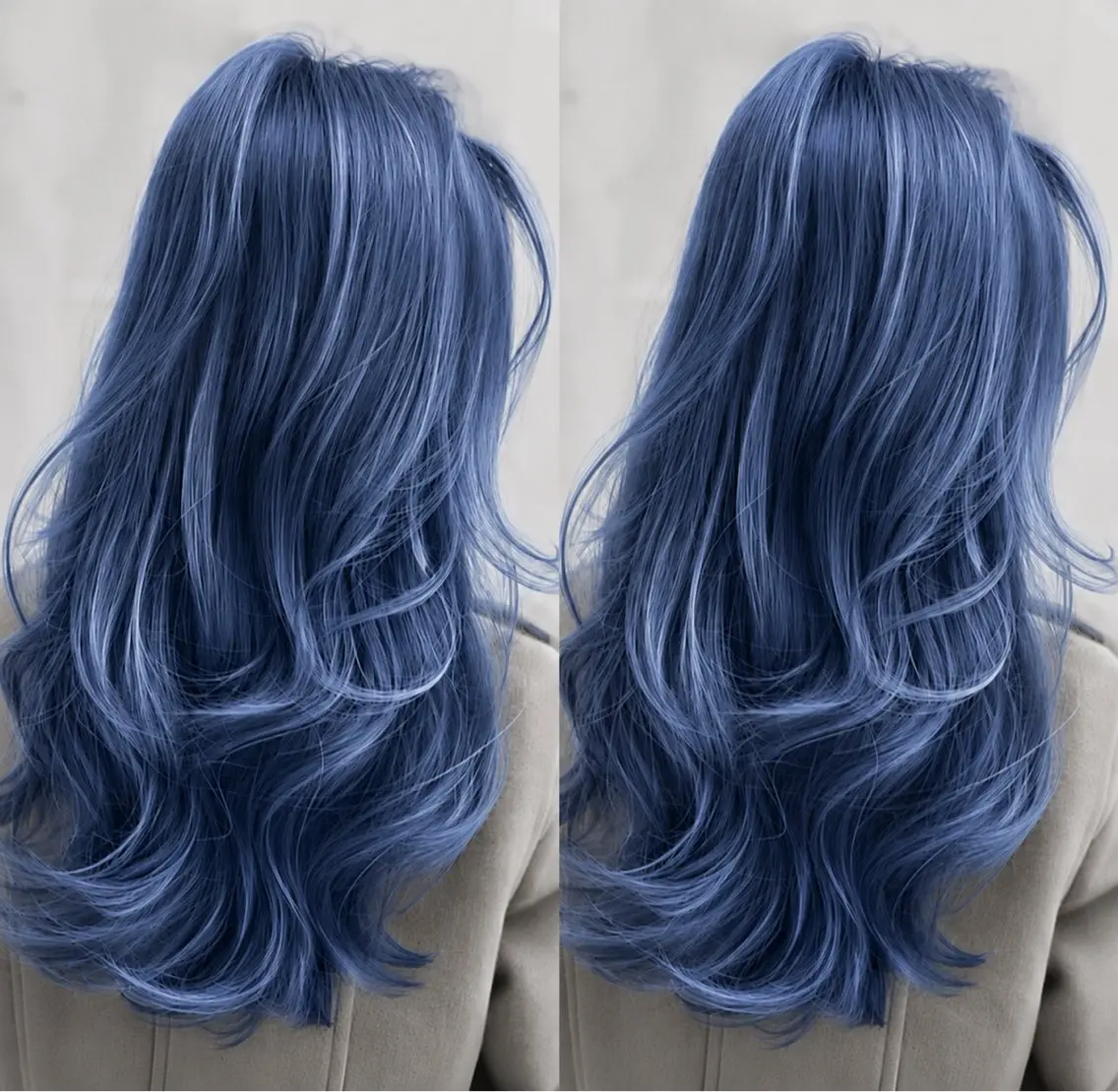 ロング カット ヘアカラー トリートメント レイヤー/艶カラー/ ハイトーンのヘアスタイル