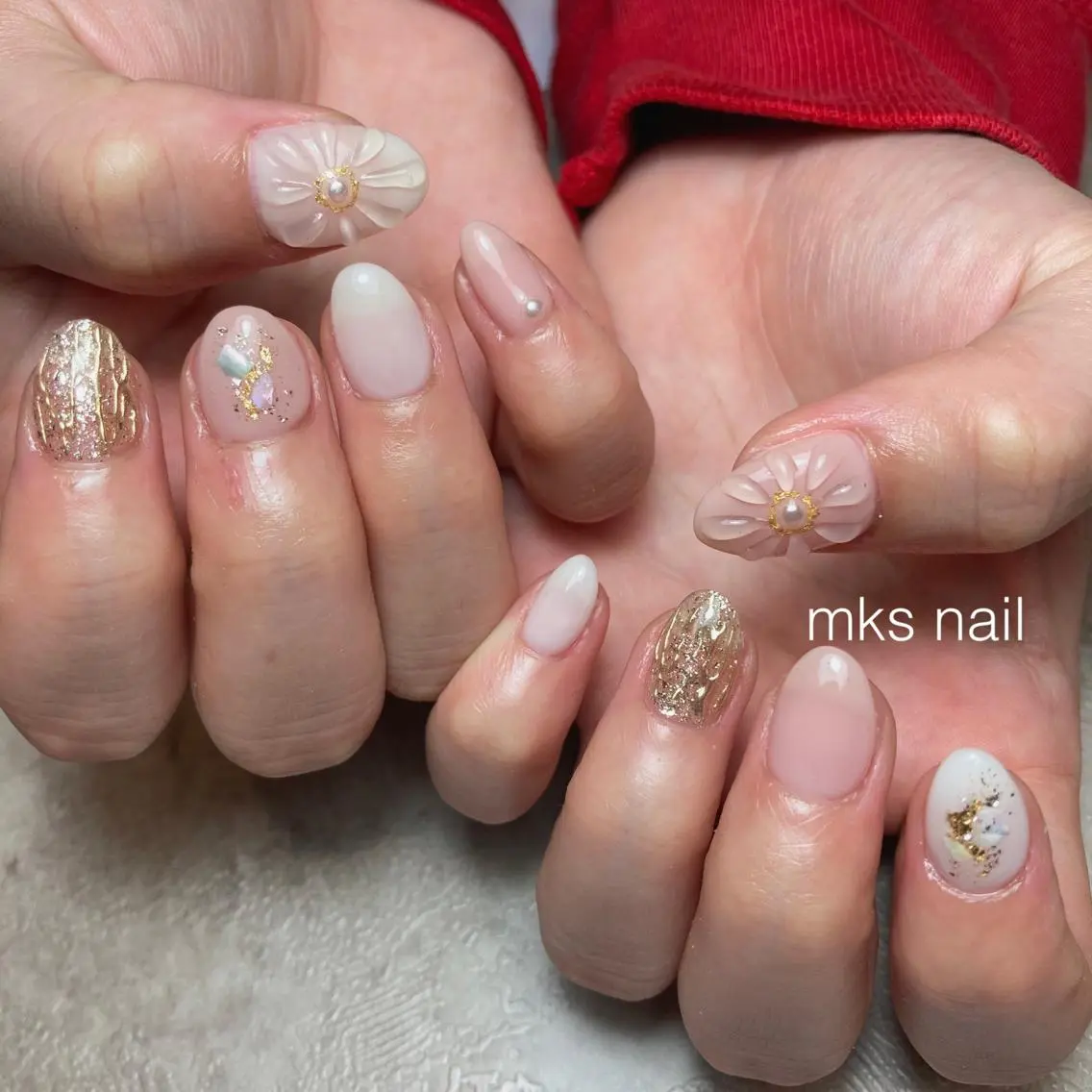 ネイル mks＊nail //  枚方長尾のネイルデザイン