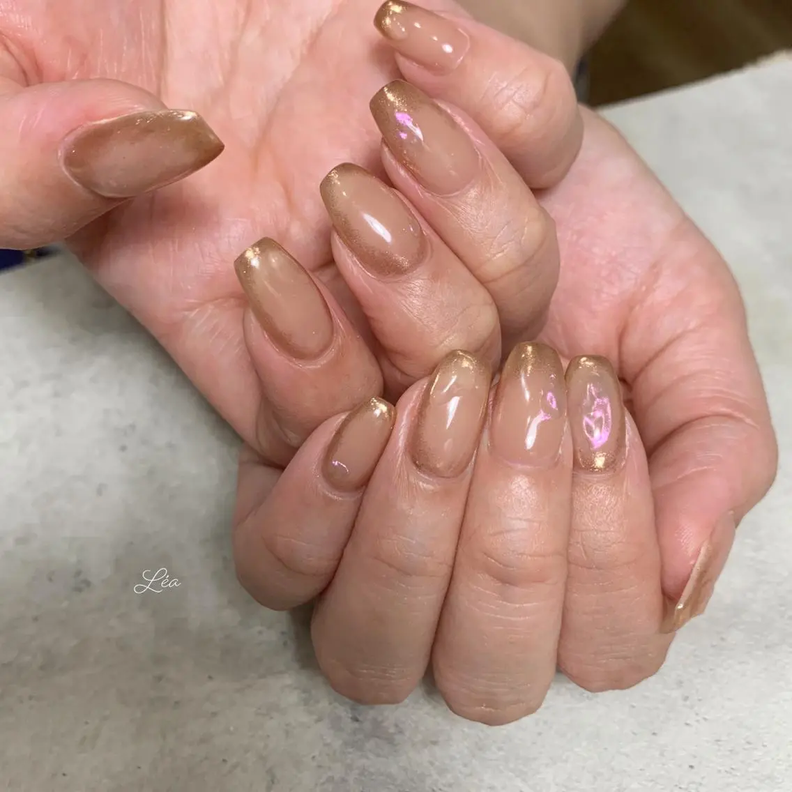 ネイル ジェルネイル パラジェル Léa nailのネイルデザイン