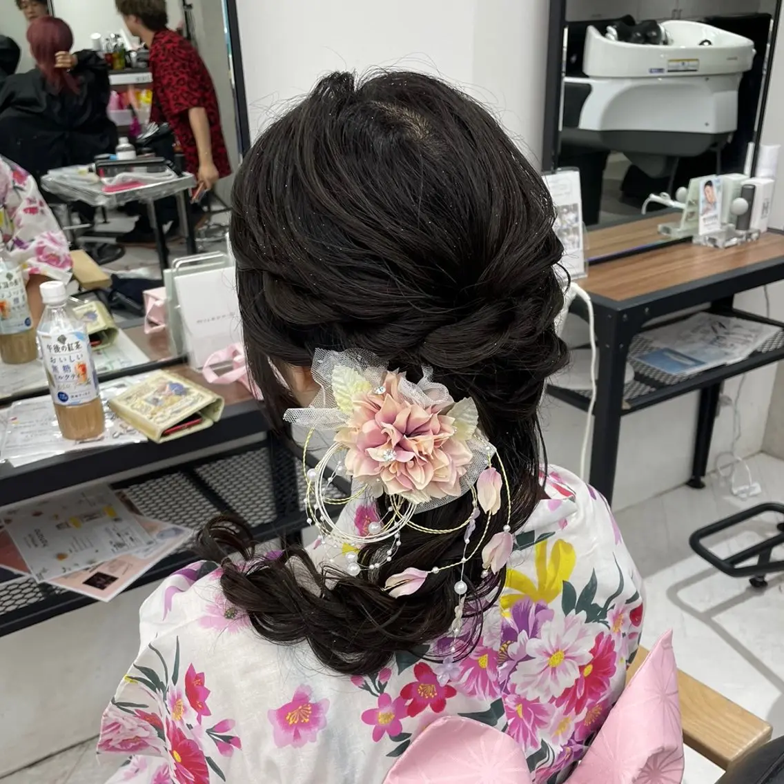 ショート カラー パーマ ヘアアレンジ メンズ キッズ ネイル マツエク・マツパ アイブロウ mona/ ストレートスタイル✨のヘアスタイル