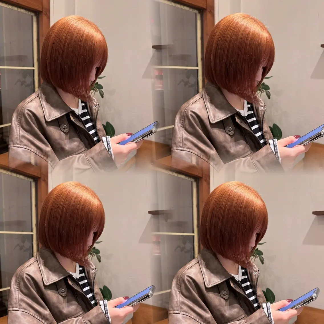 ショート カラー ヘアカラー MEGU/layer cut/透明感カラーのヘアスタイル