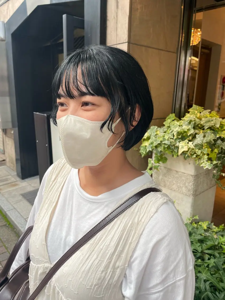 🌊【ボブ限定】似合わせカット+ふんわりパーマ✨の写真