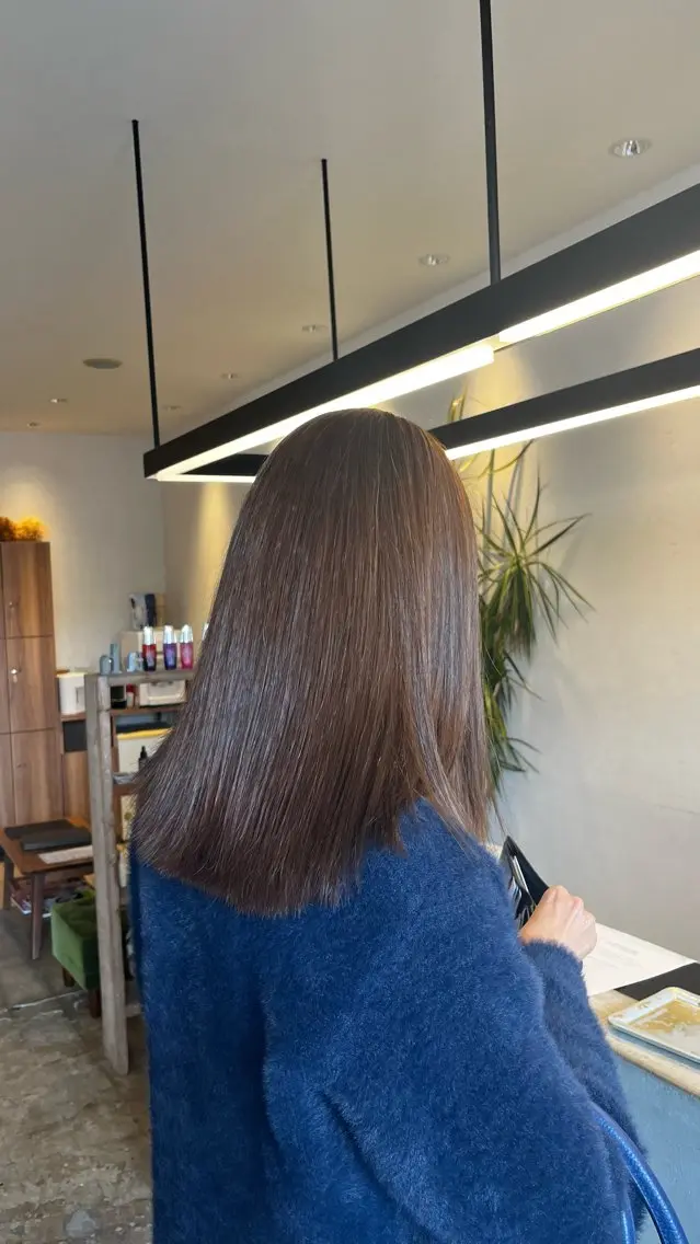 セミロング 坂下 かのんのヘアスタイル