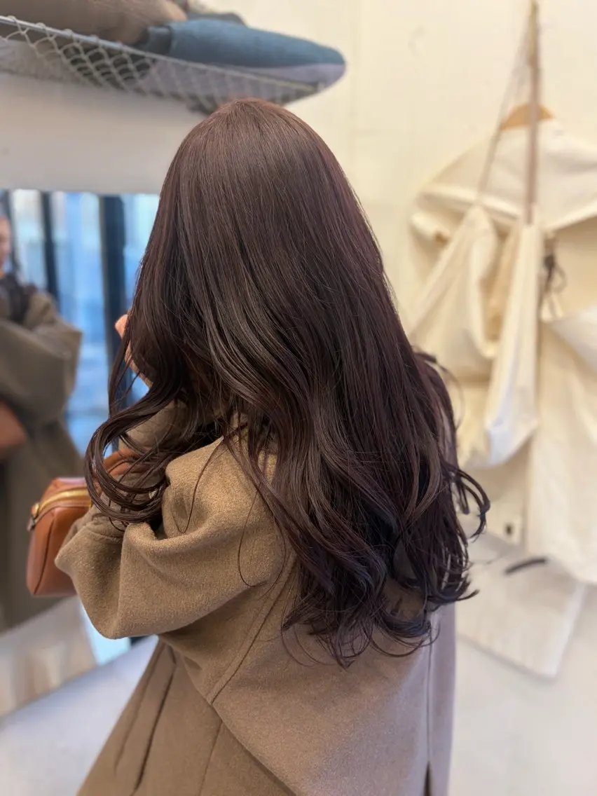 ロング カラー ラベンダーカラー カット ヘアカラー トリートメント 東京 千駄ヶ谷🫧 hiyori🫧のヘアスタイル