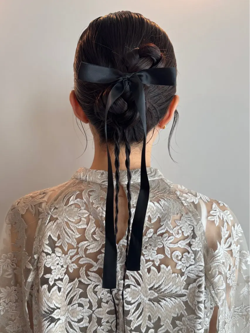 ロング ヘアアレンジ 森田 鴻之介のヘアスタイル