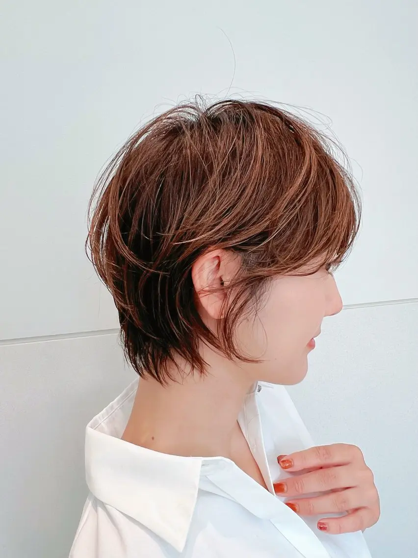 ショート ヘアカラー ヘッドスパ ヘッドスパ/縮毛矯正 /横山陸人のヘアスタイル