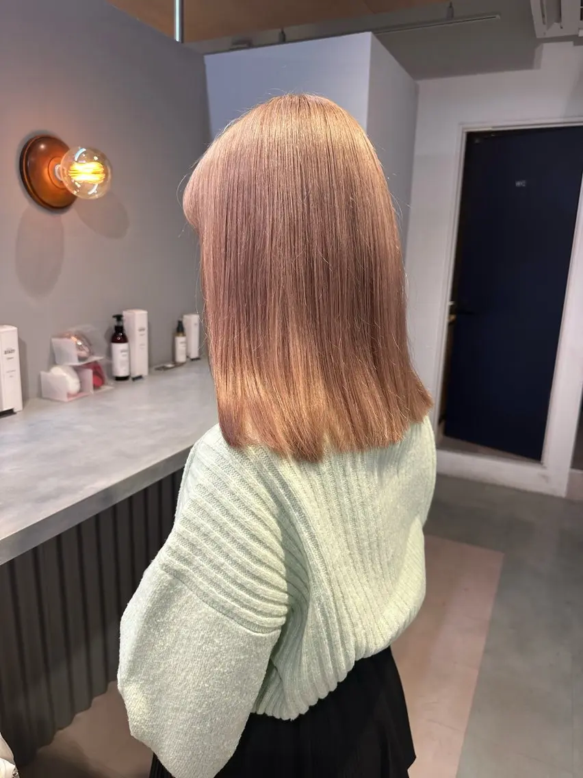 ミディアム カラー ヘアカラー トリートメント 🌟ハイライト/ハイ トーン🌟MIKIのヘアスタイル