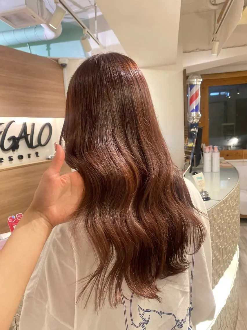 カラー ブリーチ ブリーチなしカラー 似合わせ🧚‍♀️ karin🇬🇧のヘアスタイル