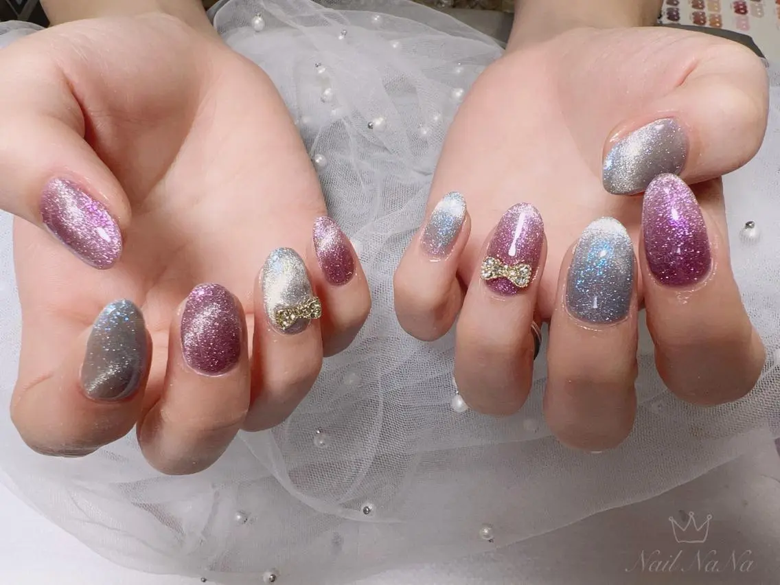 ミディアム カラー ネイル ハンドネイル Nail NaNaのネイルデザイン