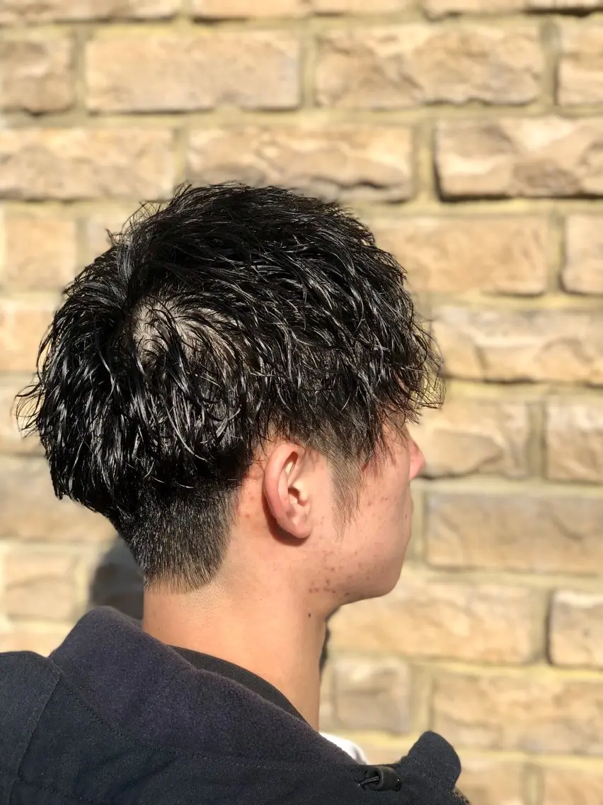 パーマ メンズ カット パーマ 小松 智寛のヘアスタイル