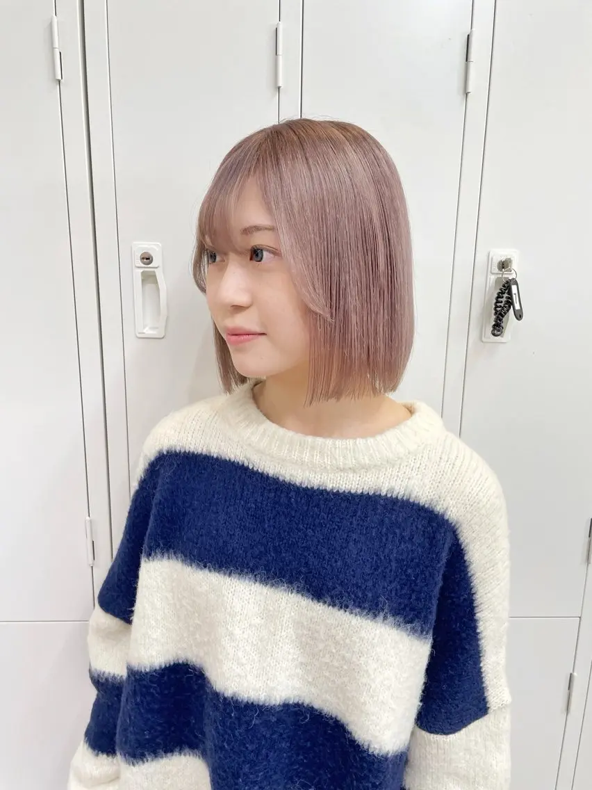 ショート カラー 田中大星 /ボブ 縮毛矯正のヘアスタイル