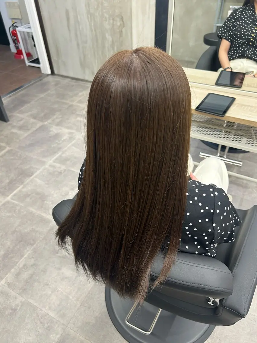ロング カラー コウノ ダイキのヘアスタイル