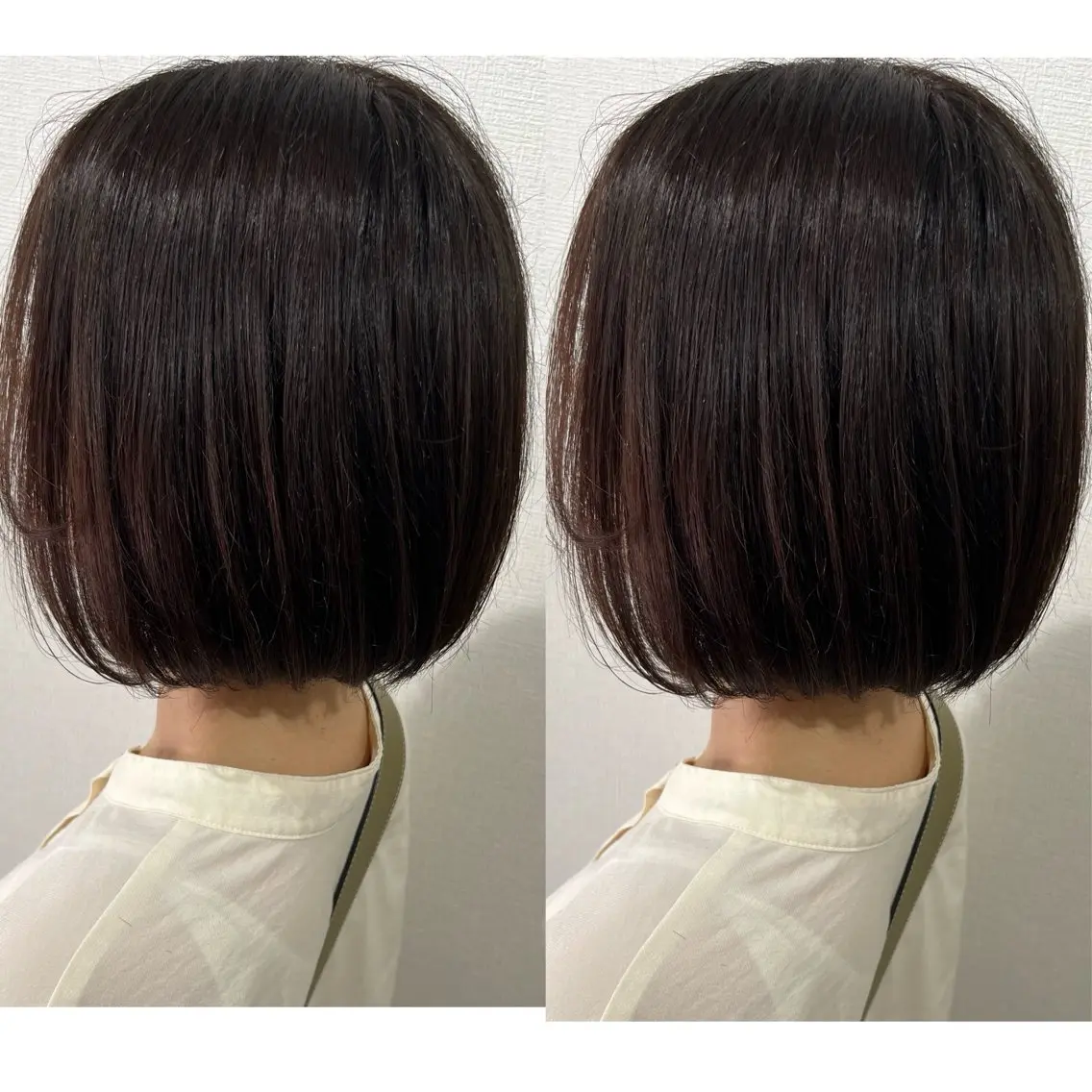 ショート 切っぱなし💇‍♀️ イヤリング🎨龍之介のヘアスタイル