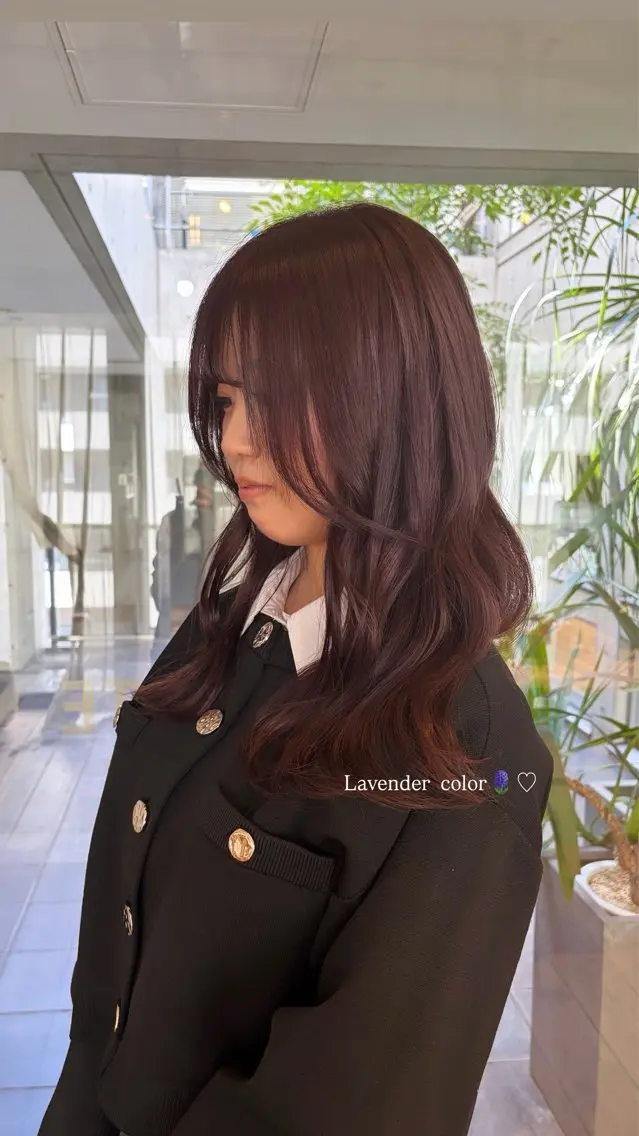 ミディアム カラー ヘアカラー MISAKI ‎のヘアスタイル