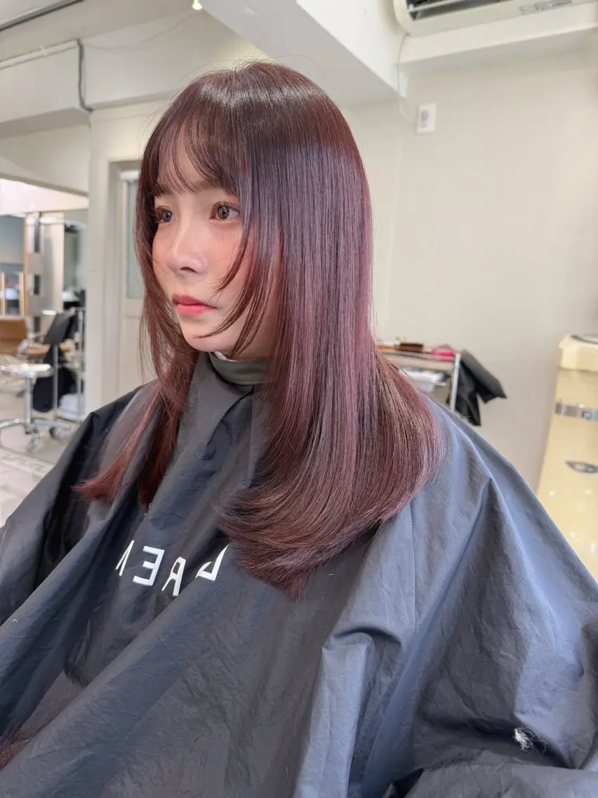 ロング カット ヘアカラー トリートメント レイヤーカット特化 🎀エリコ🌈のヘアスタイル