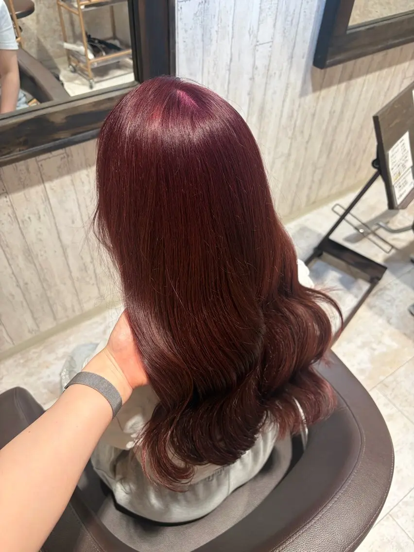 ロング ヘアカラー 長坂 祐良のヘアスタイル