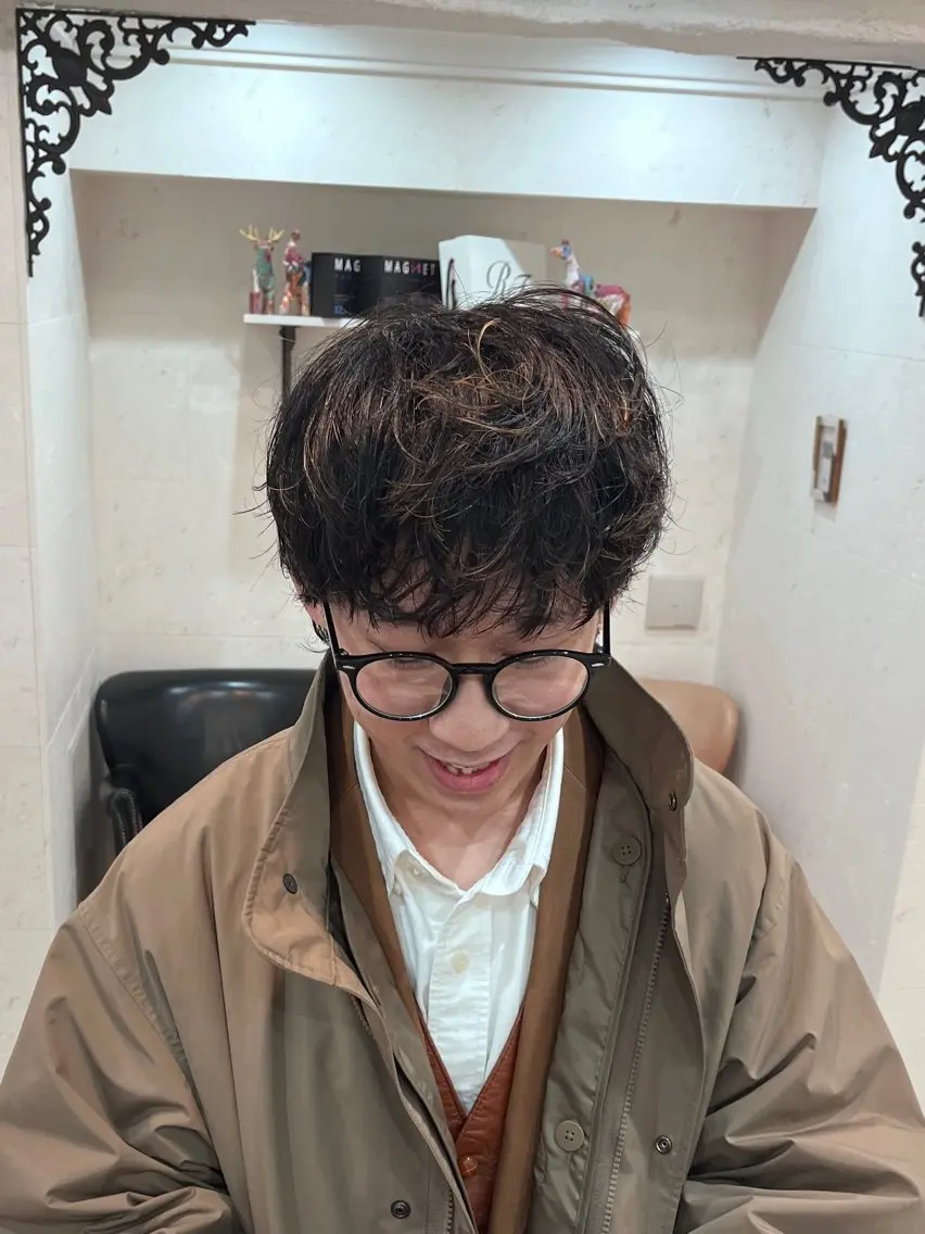 メンズ メンズパーマ 🫧Shanti🫧 ばんだいのヘアスタイル