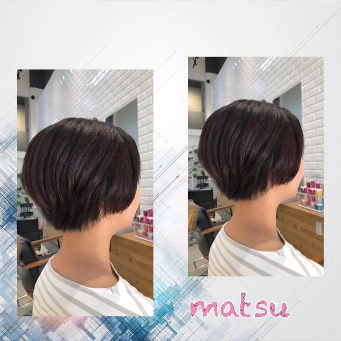 ショート MATSU 🌟個性派カラーのヘアスタイル