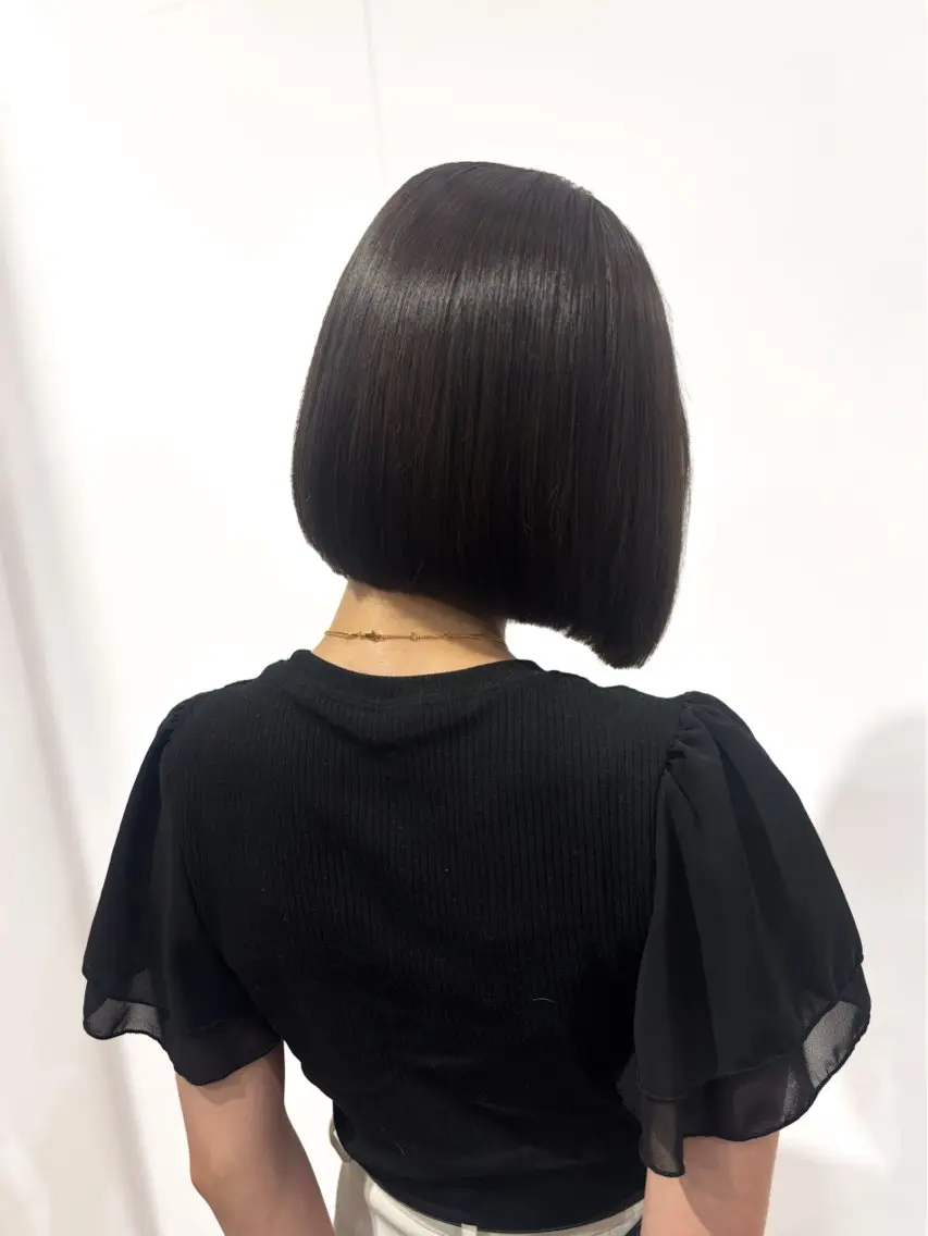 ミディアム ボブ はっとり ななせのヘアスタイル