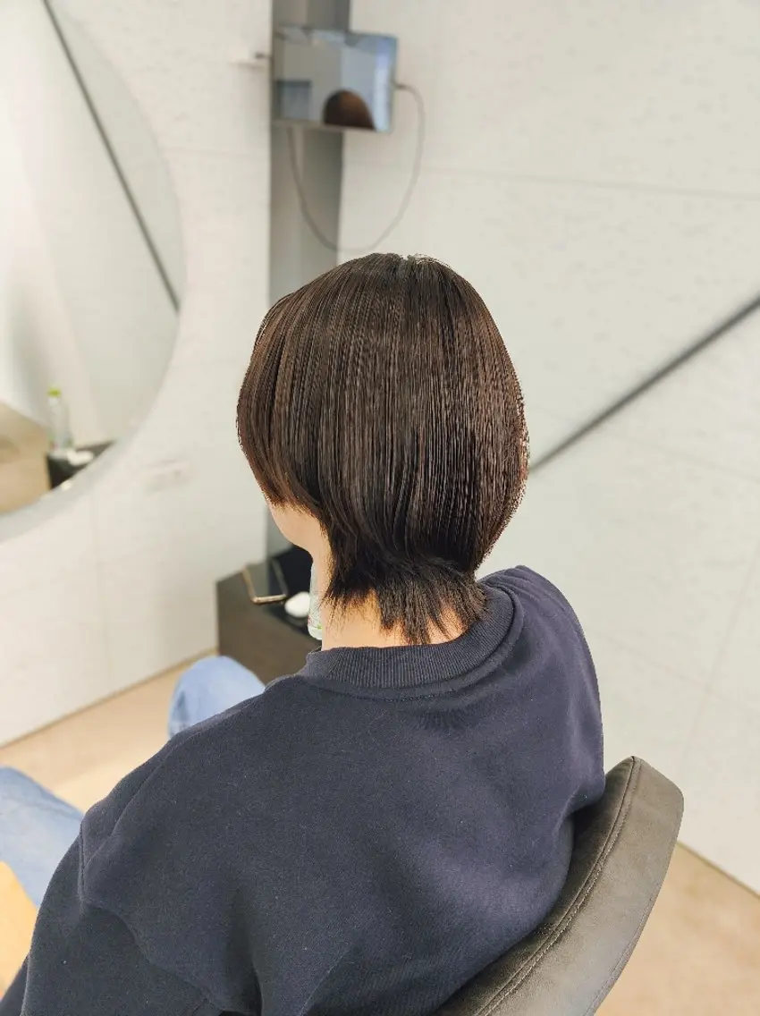 ショート 髪質改善 角谷 貫太郎のヘアスタイル