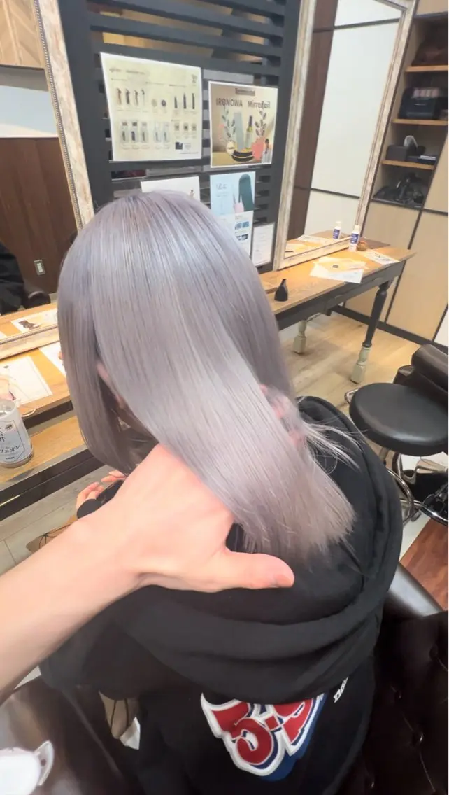 【ミニモ限定✨】全体ケアブリーチ+髪質改善プレックストリートメント(ケアプロ)の写真