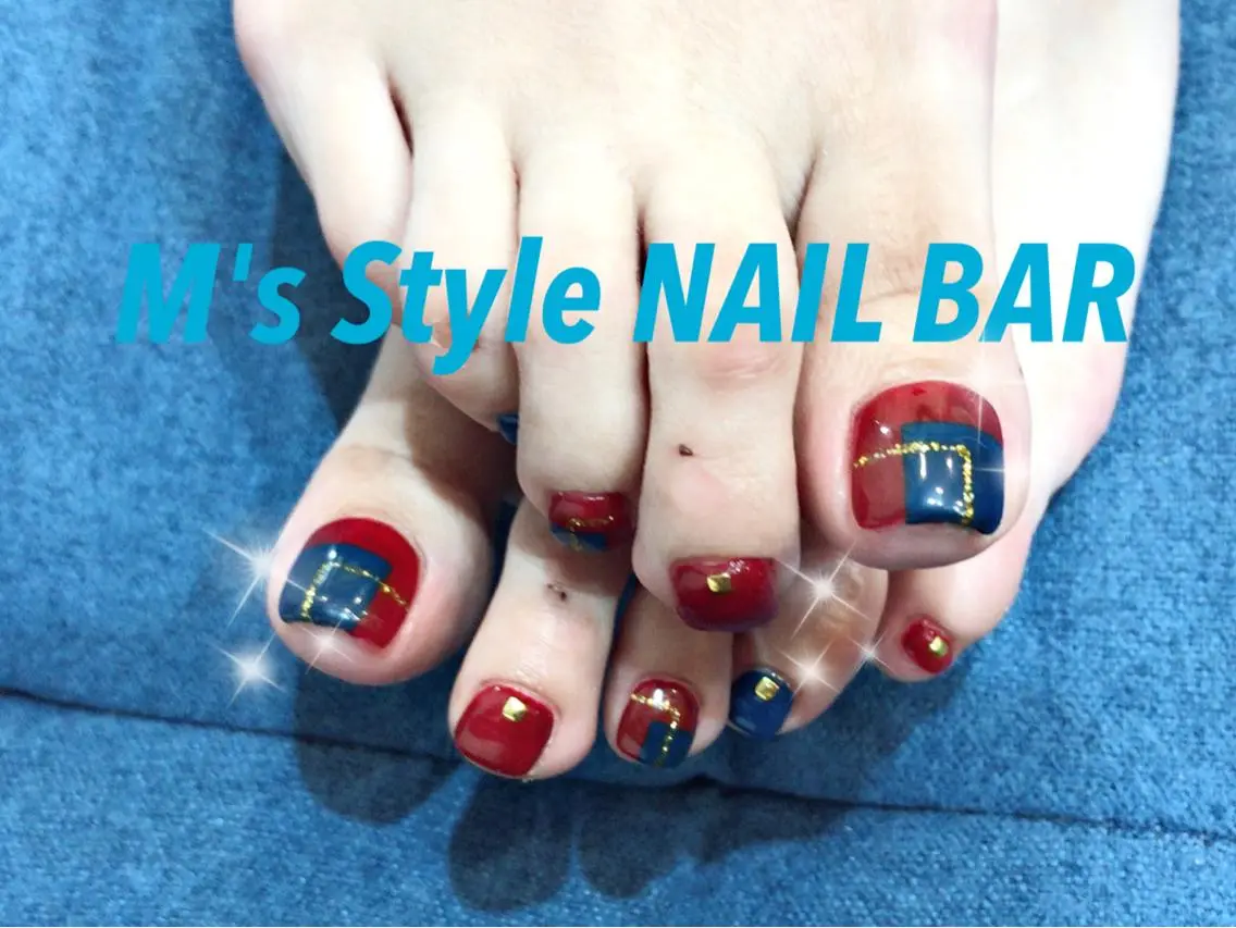 ネイル フットネイル M's Style NAIL BARのネイルデザイン