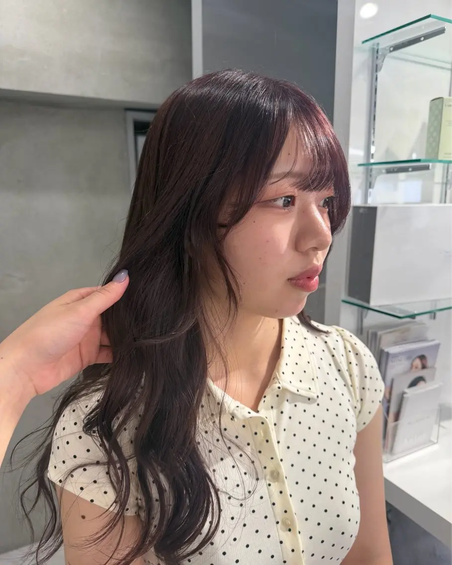 セミロング ヘアカラー kanoka似合わせ ×垢抜けhair🩰のヘアスタイル