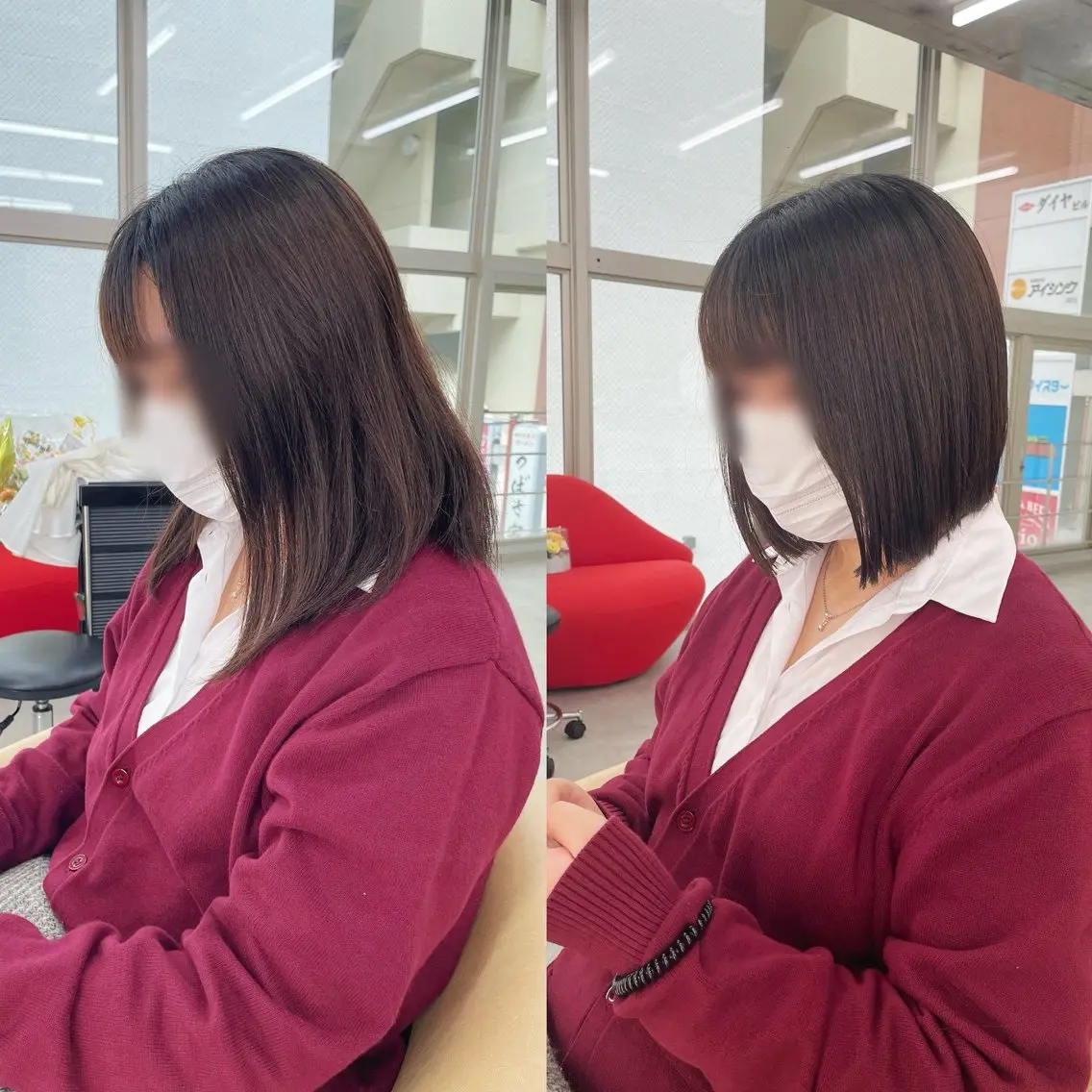 ミディアム 似合わせボブ🌟 髪質改善🎀村松優斗のヘアスタイル