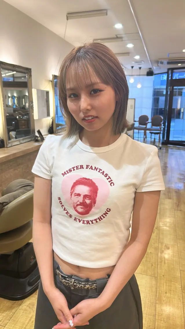 ショート カラー ダブルカラー ハイトーン特化⭐️ 飯田大樹のヘアスタイル