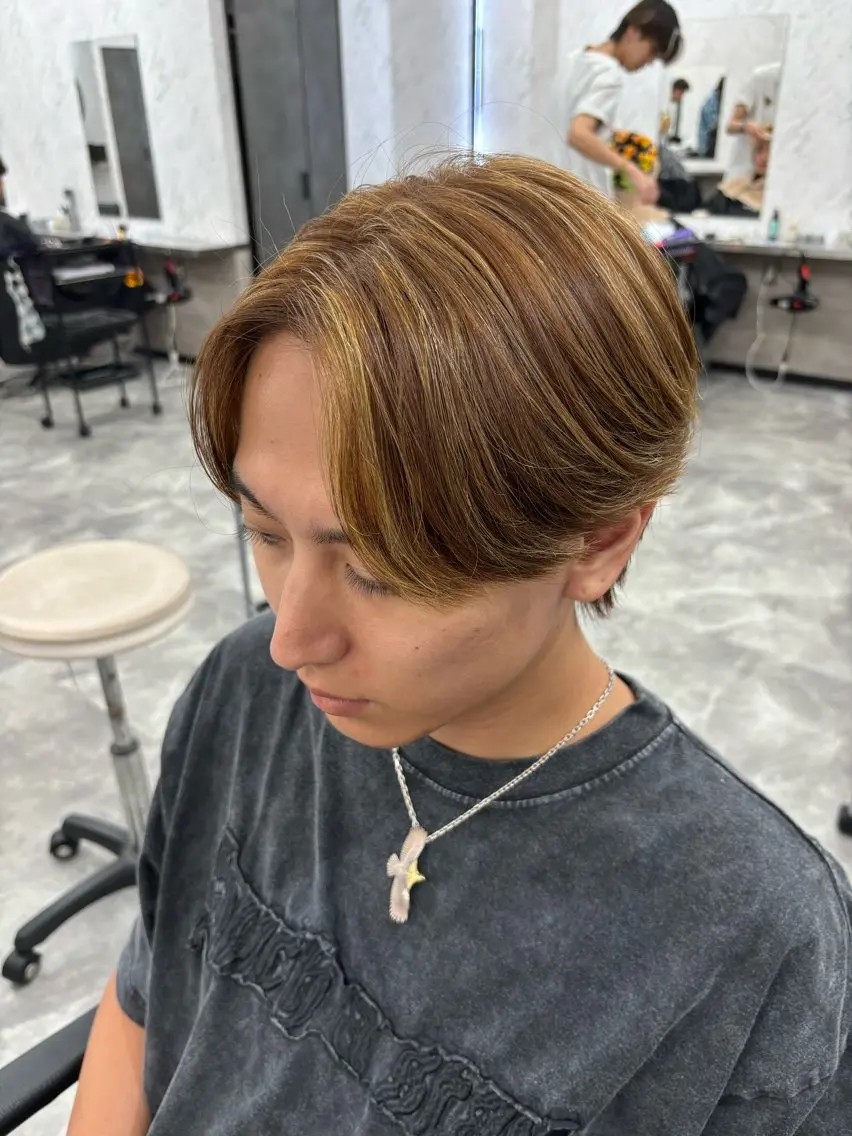 【✨メンズカット✨】カット+カラー+ロイヤルTrの写真