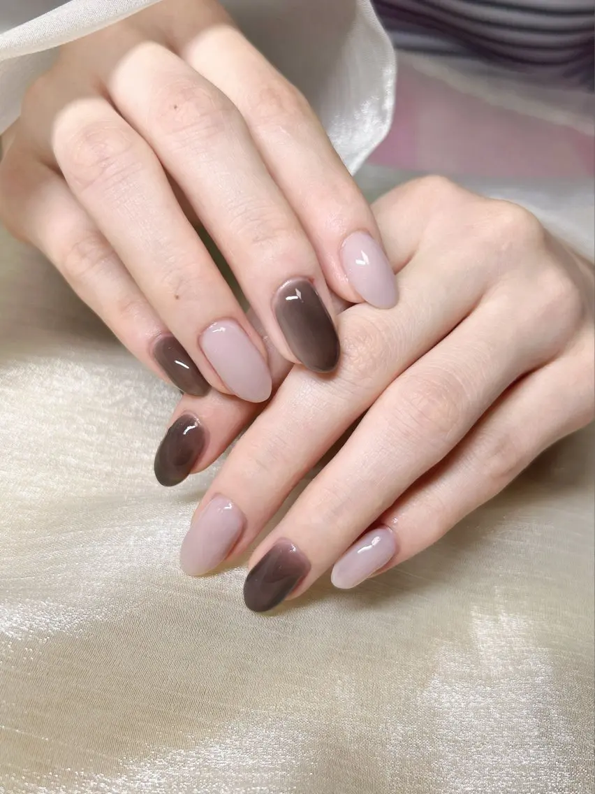 ネイル ジェルネイル ワンカラーネイル LUKA NAILのネイルデザイン