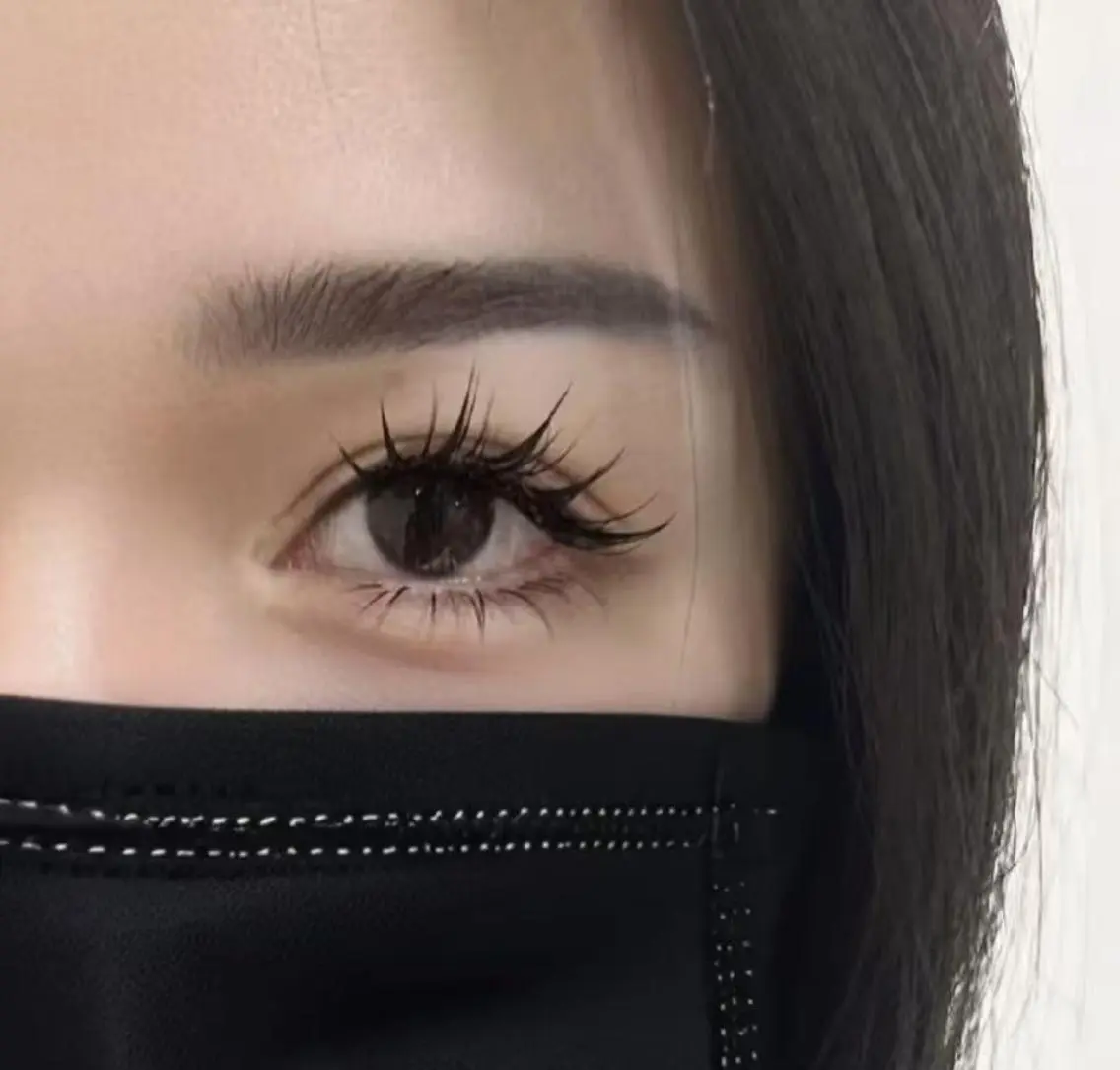 マツエク・マツパ フラットラッシュ パリジェンヌラッシュリフト まつげパーマ 下まつげエクステ 一重×まつ毛パーマ simi🐻マツエク 💝新大久保店のマツエク・マツパデザイン