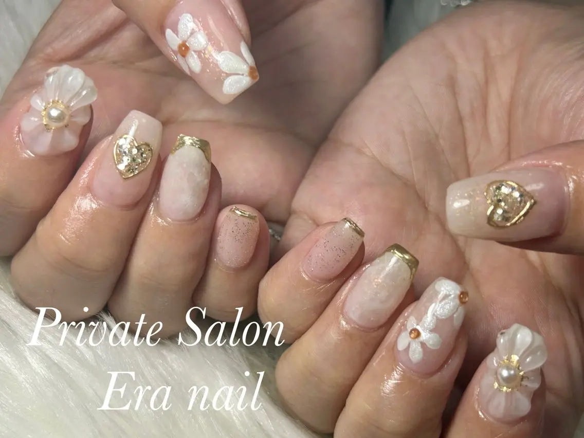 ネイル 持ち込み ハンドネイル Era nailのネイルデザイン