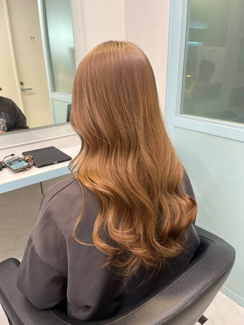 ロング カラー ヘアカラー トリートメント ブリーチカラー 🩵MIZUKIのヘアスタイル