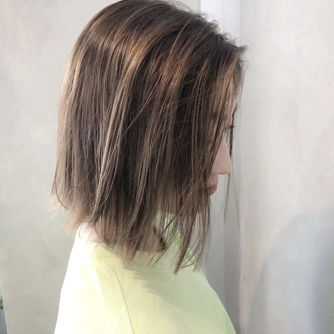 ミディアム カラー イルミナカラー トリートメント universe tokyoのヘアスタイル
