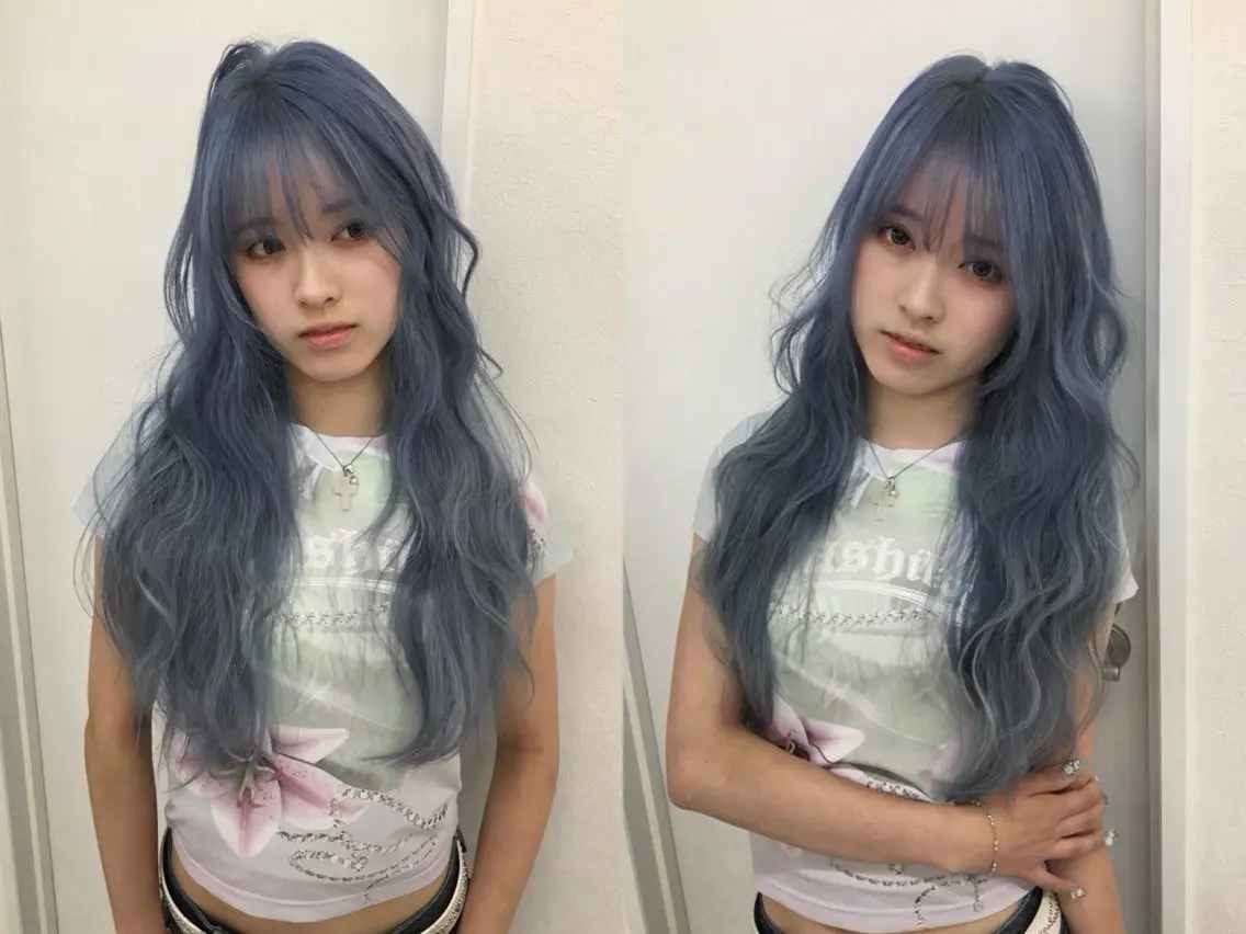 ロング カラー ヘアカラー トリートメント Hanaka🪷 ニュアンス×レイヤーのヘアスタイル