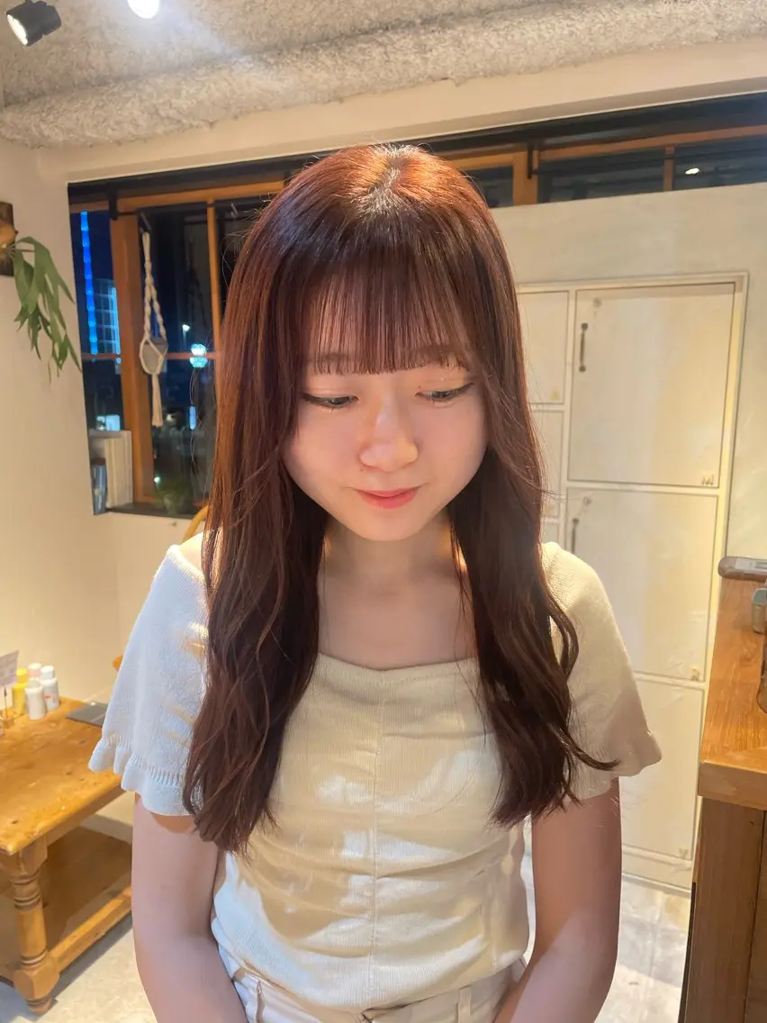 ロング カラー ヘアカラー ヘッドスパ 似合わせカラー×髪質 改善伏見/RIONAのヘアスタイル