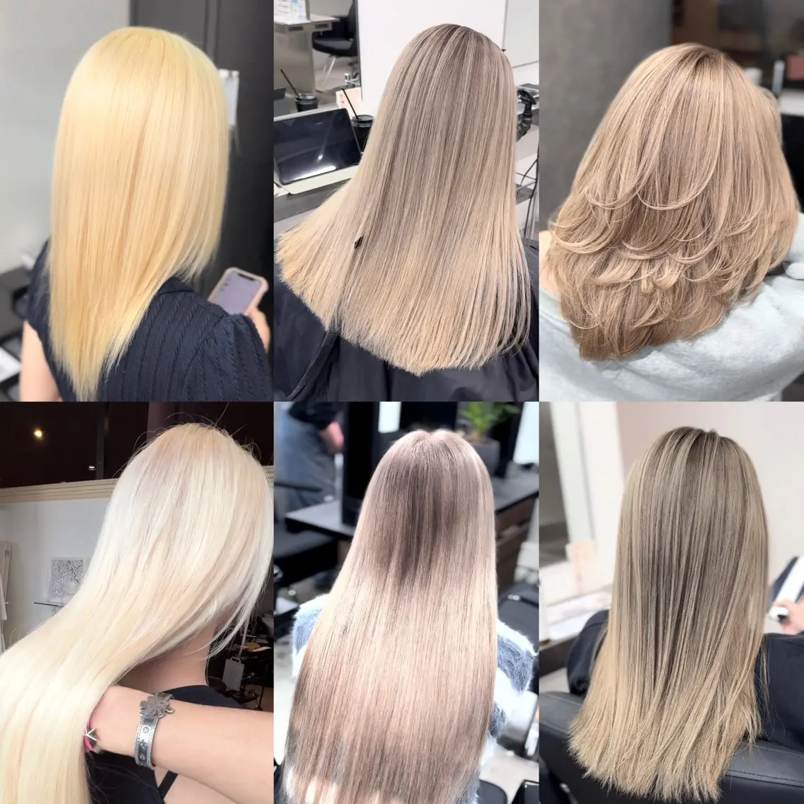 セミロング ヘアカラー ブリーチ×エクステ 超特化美容師のヘアスタイル