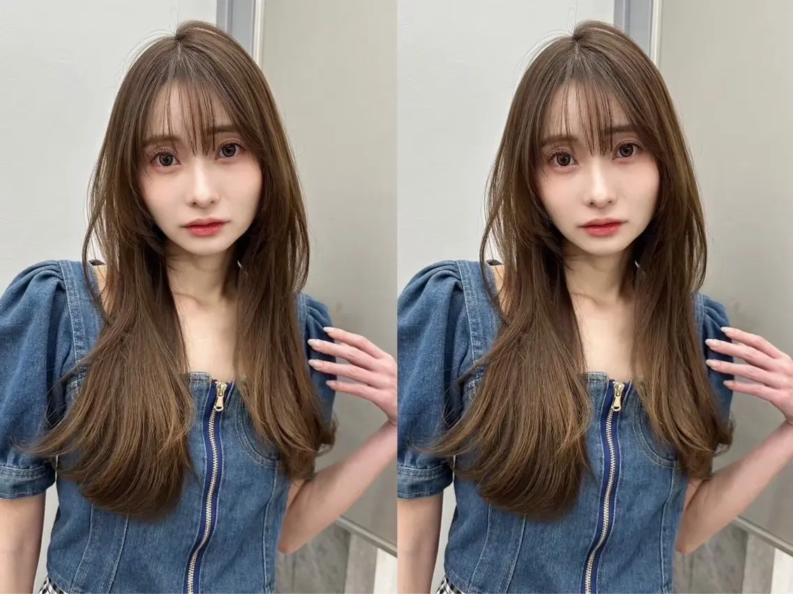 【💛夏に向けて明るく💚】オリーブカラー+トリートメント¥4950の写真