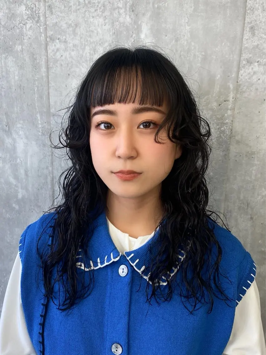 ロング ロング レイヤー🎶似合わせ パーマ🎀ナナコのヘアスタイル