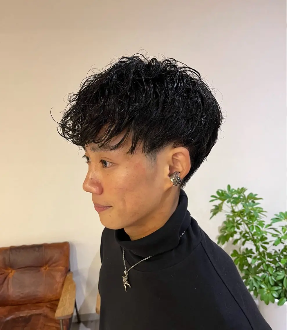 メンズ メンズショート YUI🍊 ボブ/レイヤーカットのヘアスタイル