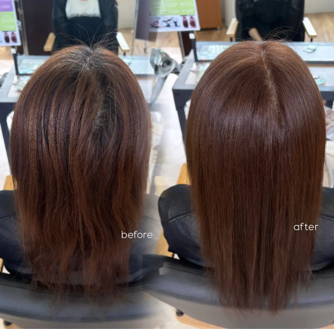 ロング ヘアカラー 牧野 未来のヘアスタイル
